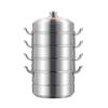 Suole 304 Stainless Steel 5-Layer Steamer Cooker, 30CM
