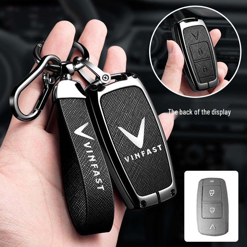 Vinfast Vietnam Car Key Case for Zhonghua V5/VF8 VF3/5/9 with Premium Keyring Buckle