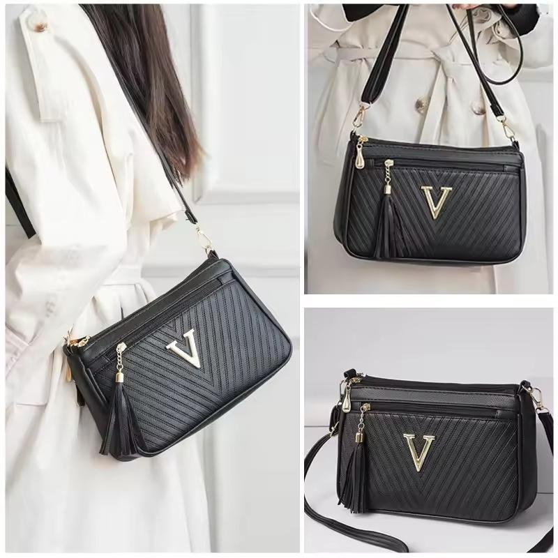 Women's Middle-aged Crossbody Bag Korean Version 2025 Spring/summer Fashion Trend Single Shoulder Bag Change Mobile Phone Purse