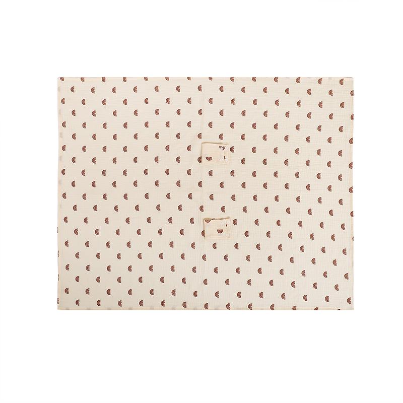 Couverture en coton pour berceau de nouveau-né: Respirant, Coupe-vent, Pare-soleil et Couverture d'Allaitement pour Poussettes