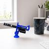 3D Printed Gatling Gun-shaped Figurine, Rotating Desktop Toy, Military Style Desk Decor, Funny Stress Relief Fidget Toy for Adults and Kids, Creative