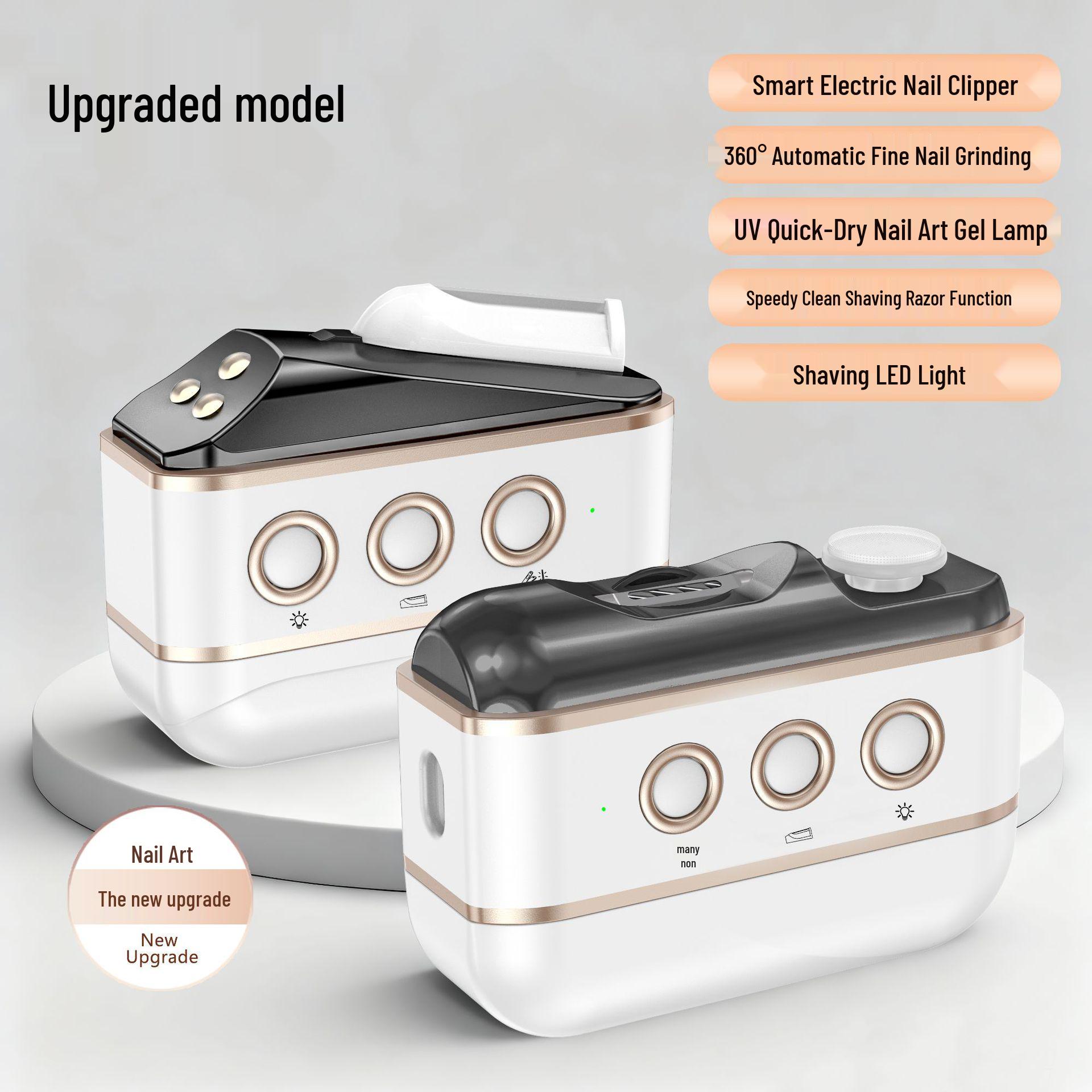 2025 Automatic Electric Nail Clipper & Grinder: Multi-Function Manicure Polisher