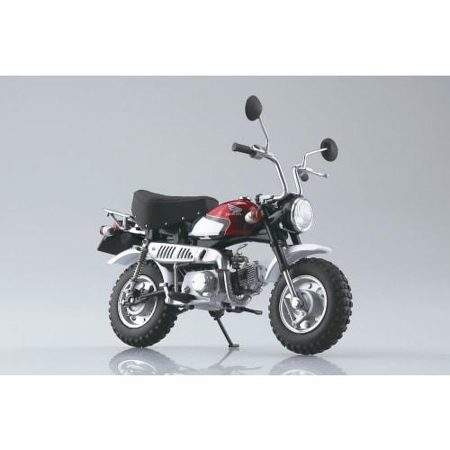Aoshima Bunka Kyozai Skynet 1/12 Scale Complete Honda Monkey Special Shasta White Motorcycle