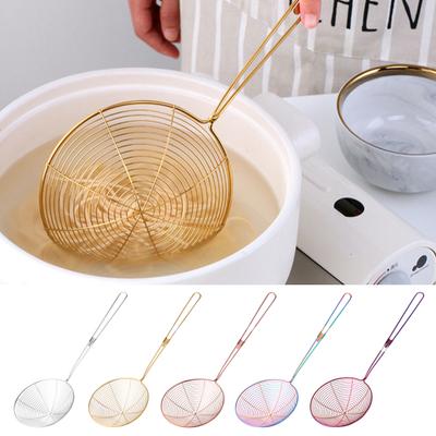Helpful Kitchen Colander Anti-rust High Temperature Resistant Quick Drainage