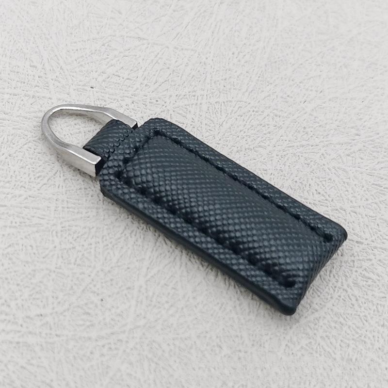 5Pcs Fashionable Zipper Pullers Solid Color PU Detachable Zipper Pullers Bag Clothing Zipper Puller