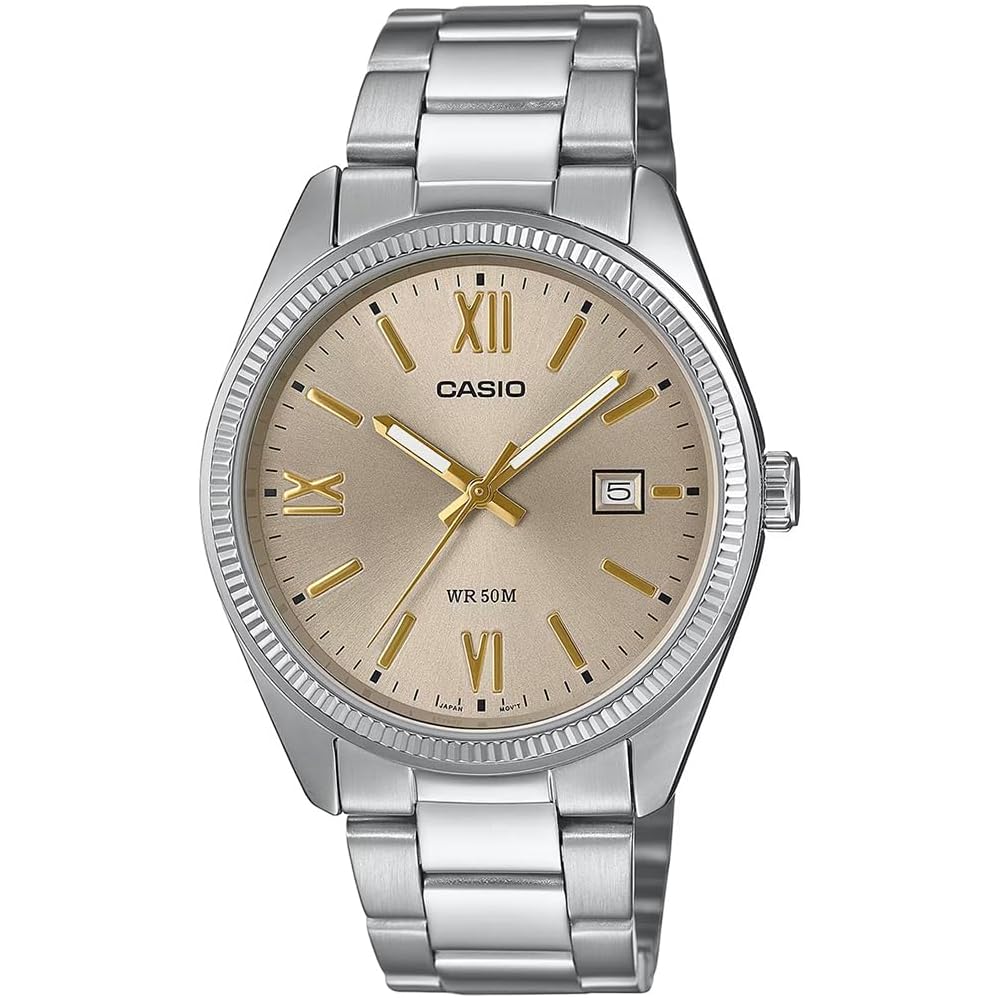 Casio MTP-1302DD-9AVDF Beige Modern Line Watch Casual Style