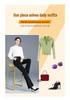 Women's High Waist Slimming Micro Flare Pants, Petite Split Cropped Style for Spring & Autumn - 2026