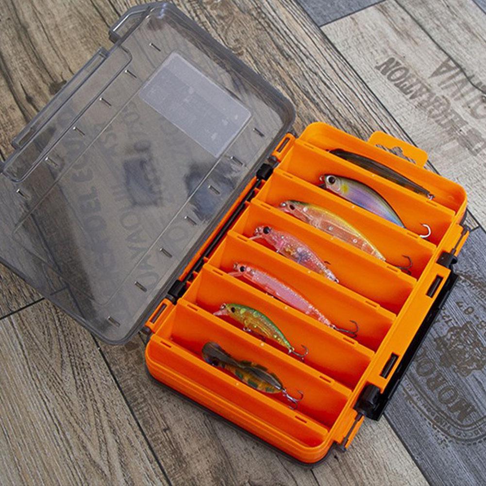 Double Sided Sub Box Fishing Gear Box Tool Box Hard Box Sub Bait Pencil Bait Fish Mino Box Stor C8G9