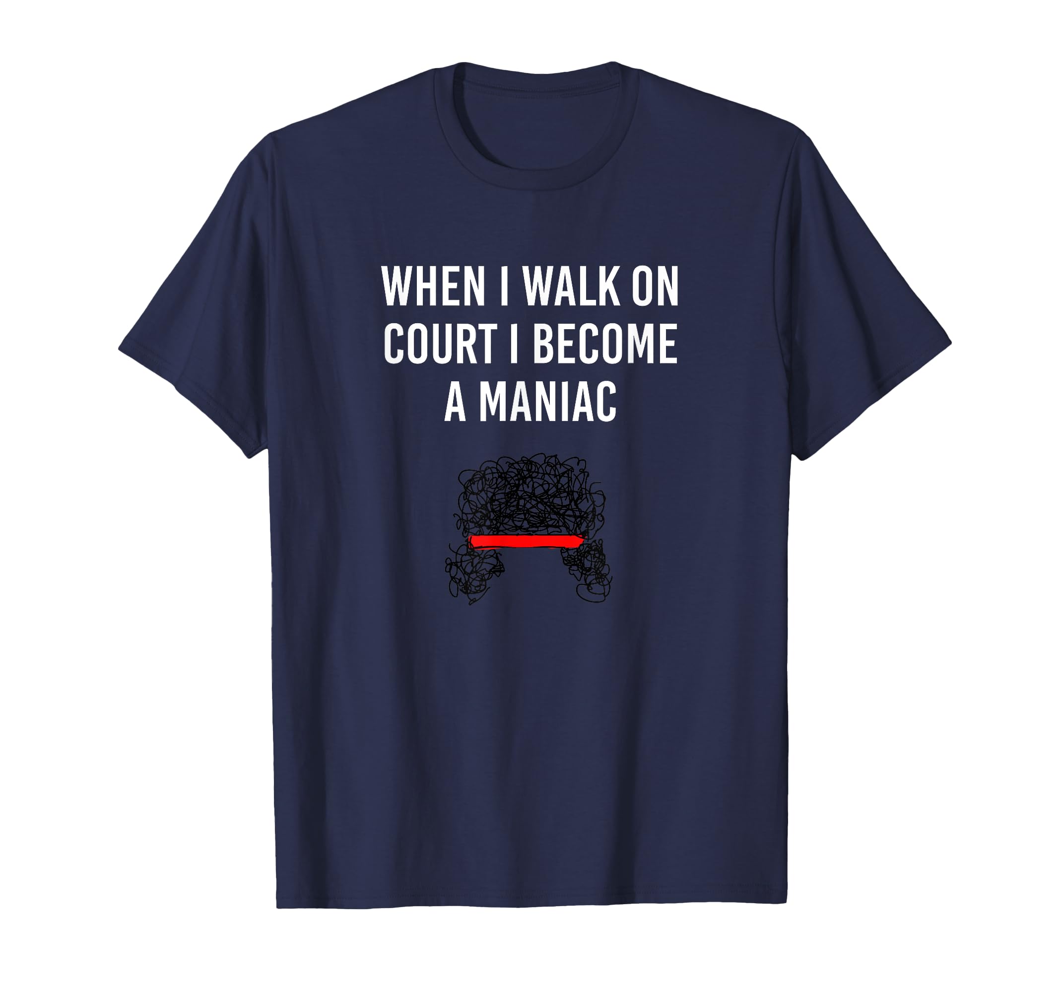 

John McEnroe (Tennis) T-Shirt: Turn into a Maniac When You Walk on the Court