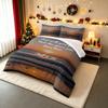 Duvet Cover Set Bible Verse Joel 2 25 God Will Give You Back The Years You Have Lost Ocean Sunset Waves Christian Art Print for Adult Room Decor