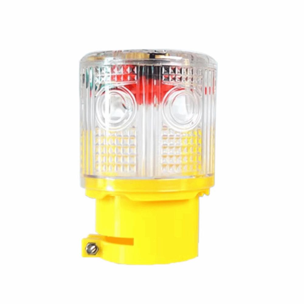 Solar Powered Emergency Warning Light Rain-proof Warning Strobe Light  Road Site