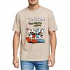 Rock tshirt Adult Classic Tshirt Cuphead And MugUnisex Cartoon Design Casual Unisexs Tshirt Retro Trendy Tshirt Daily Wear