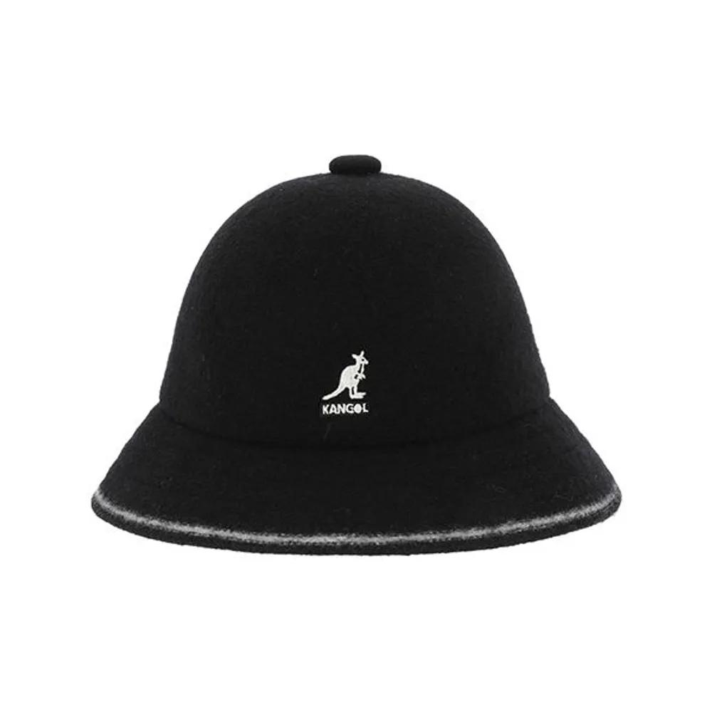 KANGOL K3181ST BLACK/OFF WHITE Casual Striped Bucket Hat K3181ST BLACK/OFF WHITE (L)