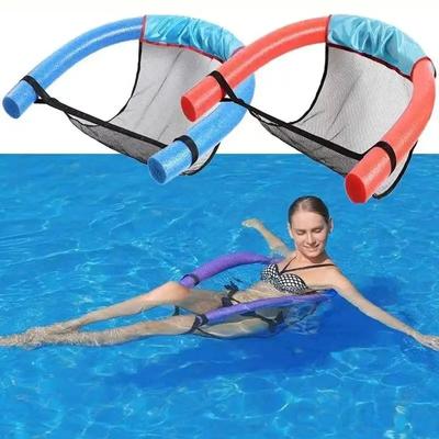 1 X Floating Hammock Mesh Aqua Floating Mat Without Foam Recreational Chairs Pool Loungers Pool Accessories Pool Toys