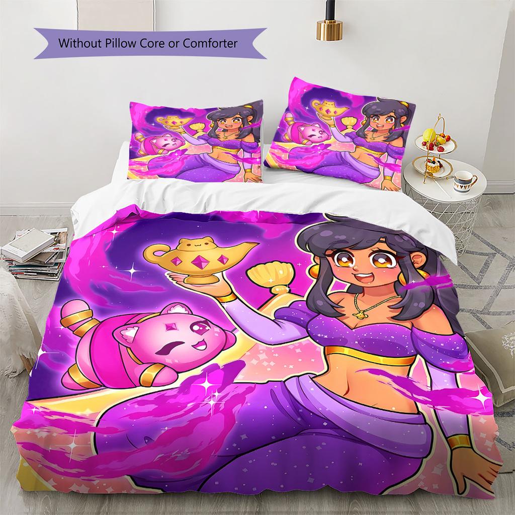 Aarmau Pattern Bedding,Quilt Set Quilt Cover Pillowcase Home Birthday Gift(1 * Duvet Cover + 2 * Pillowcase, Without Core)