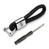 1 Stück Handgeflochtenes Leder Autoschlüsselanhänger Schlüsselring Autozubehör Für Buick Regal GS GL6 GL8 Avenir Lacrosse Riviera Envision Lesabre Velite