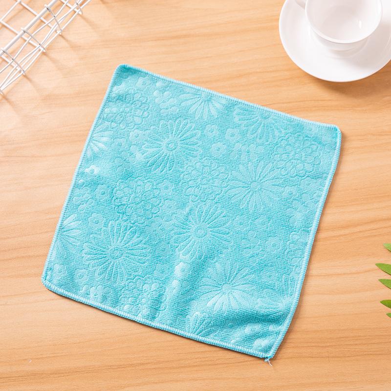 

Детские полотенца для рук из микрофибры Квадратные полотенца Впитывающие губки для мытья посуды Салфетки для уборки Ткань с принтом Салфетки для мытья посуды Кухонные салфетки для уборки синий