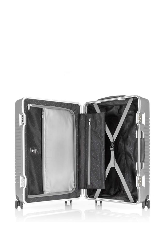 Suitcase Carry Case Nights M Size Frame Intersect Spinner 68 73L 68 cm Warranty Silver [Samsonite] 4-6 4.5kg