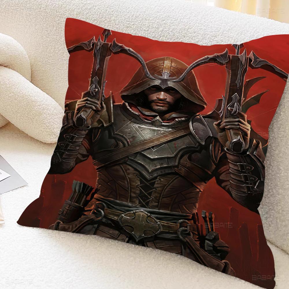 RPG Game D-Diablo 4 Pillowcases Home Bedding Decorative Pillow Cover Wedding Super Soft Pillow Case
