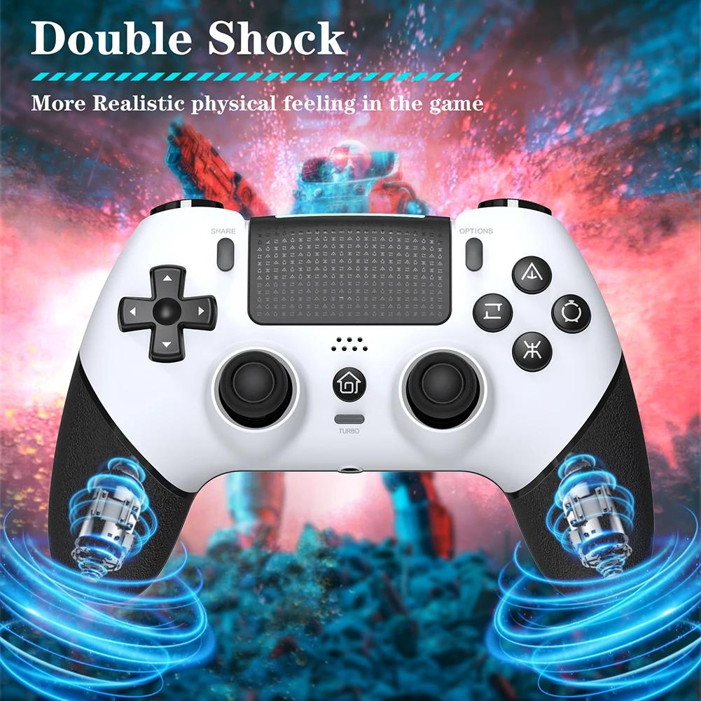 Controller für Sony PS4 Pro Slim PC Joystick Gamepad Kabelloser Bluetooth Joy Pad 6 Achsen Duale Vibration Hall-Effekt Joystick