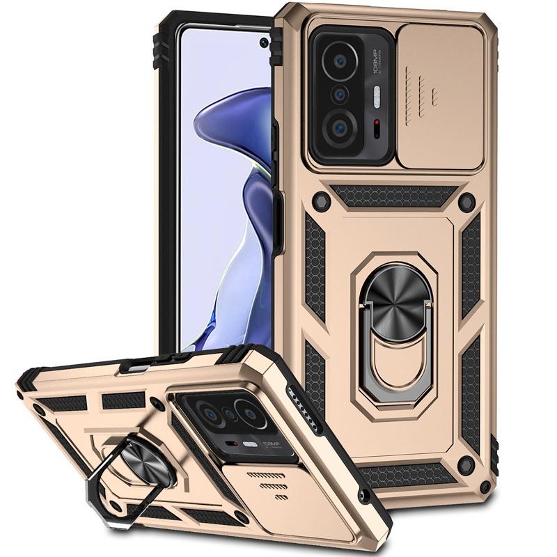 For Xiaomi 11T Pro Case Shockproof Armor Magnetic Holder Ring Funda For Xiomi Mi 11T 11 T Pro 11TPro Mi11T Lens Protector Cover