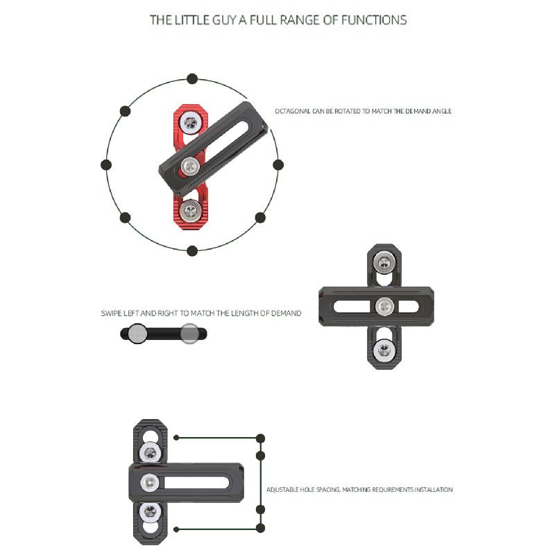 Universal Motorcycle Handlebar Code Extension Rod Spotlight Mobile Phone Bracket