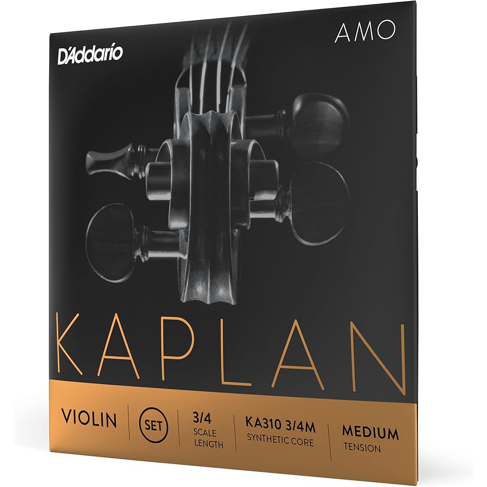 Струны для скрипки D Addario Kaplan Amo Комплект KA310 3/4M Среднее натяжение Оригинальный продукт