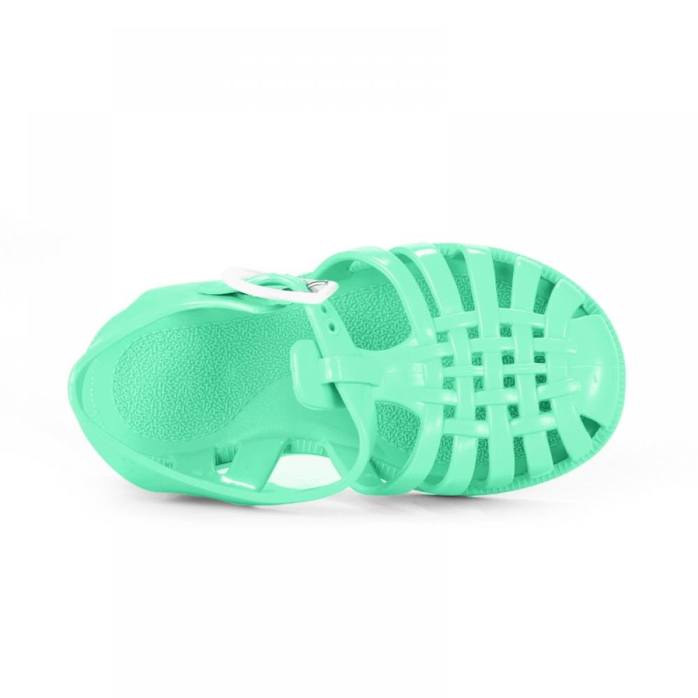 Meduse Sun 201 Vert Tendre Bertandre Mint Kids Kids Jelly Shoes Sandals