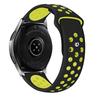 Pasek do smartwatch 22mm Beline Sport Silicone Czarny-żółty