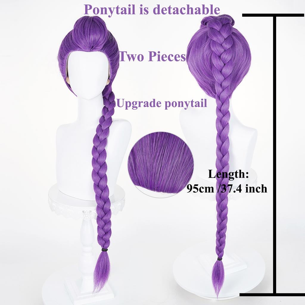 Cosplay Kpop Demon Saja Boys Baby Abby Romance Mystery Jinu Hunters Huntrix Rumi Mira Zoey Cosplay Paruka Halloweenský Kostým Rekvizity