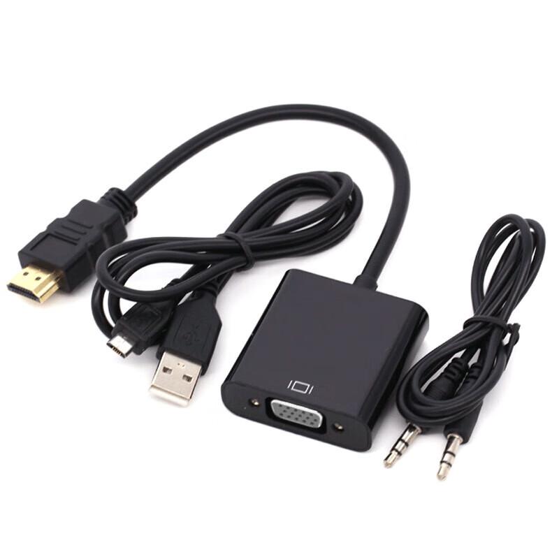 V19 HDMI to VGA Adapter with Audio and Power