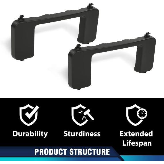 PIT66 Front Bumper Tow Hook Bolt Cover Caps Compatible with Ford F250 F350 Super Duty 2017 2018 2019 2020 2021 2022 HC3B 17F751-AC, HC3B 17F751-AD
