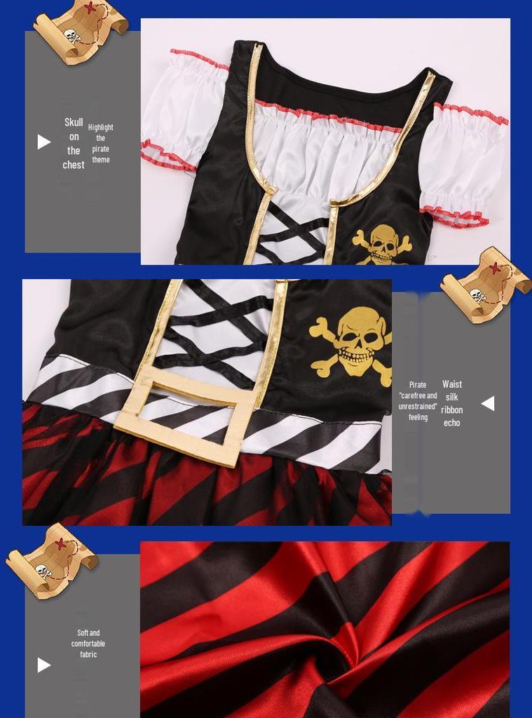 Children's Pirate Costume with Pirate Sword - Halloween & Cosplay