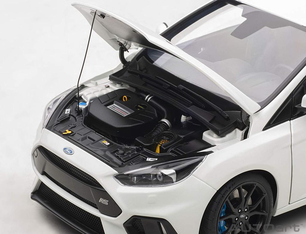 AUTOart Měřítko Ford Focus RS Bílý Hotový Produkt 1/18