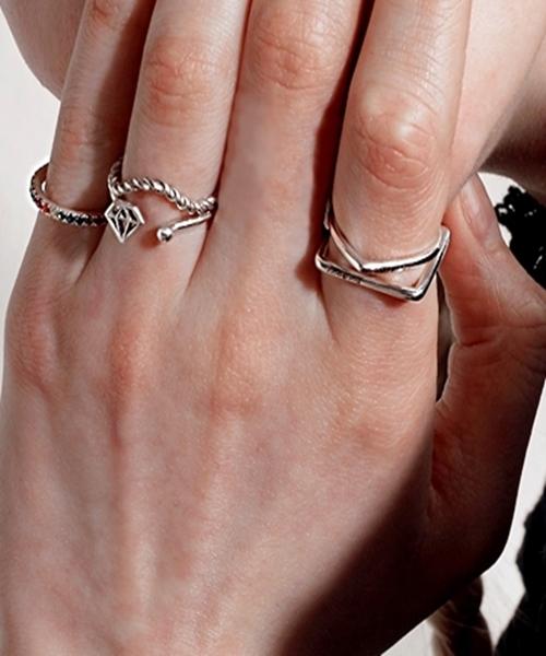 Bonbeau Nouveau Ring Wave Silver Ring (Type A)