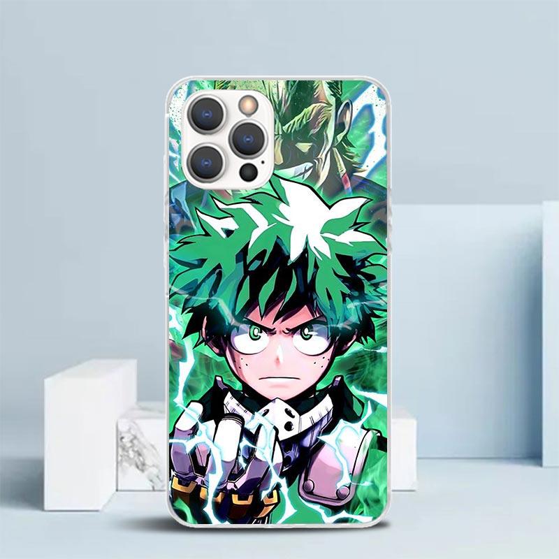 Mein Held Izuku Deku Handyhülle Für IPhone 16 17 Air 16E 15 14 Plus 13 Mini 12 11 Pro Max 7 8 + SE 2020 Weiche TPU Rückseite 16 17