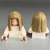 Cross-Border Compatible Girls' Lego Hair Building Blocks - Small Parts & DIY Accessories