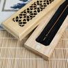 1PCS Holz Bambus Weihrauch Stick Halter Gnade Insence Box Brenner Asche Catcher