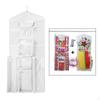 17x40 Inch Double Sided Hanging Gift Wrap Organizer, Wrapping Paper Bag Storage