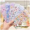 Flashy 3D Glitter Foam Stickers: Rabbit, Bird, Cat Cartoon for DIY Journals
