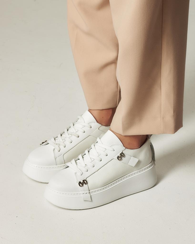 Кроссовки на платформе Guero 7022036 36 черные кожа