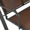 Hollywood Swing with Canopy Coffee Brown