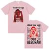 Pablo Alborn Global Tour Kmo 20262027 Double Sided Print Tee Shirt Unisex Women Fashion Retro Gothic Oversized Tshirt Streetwear