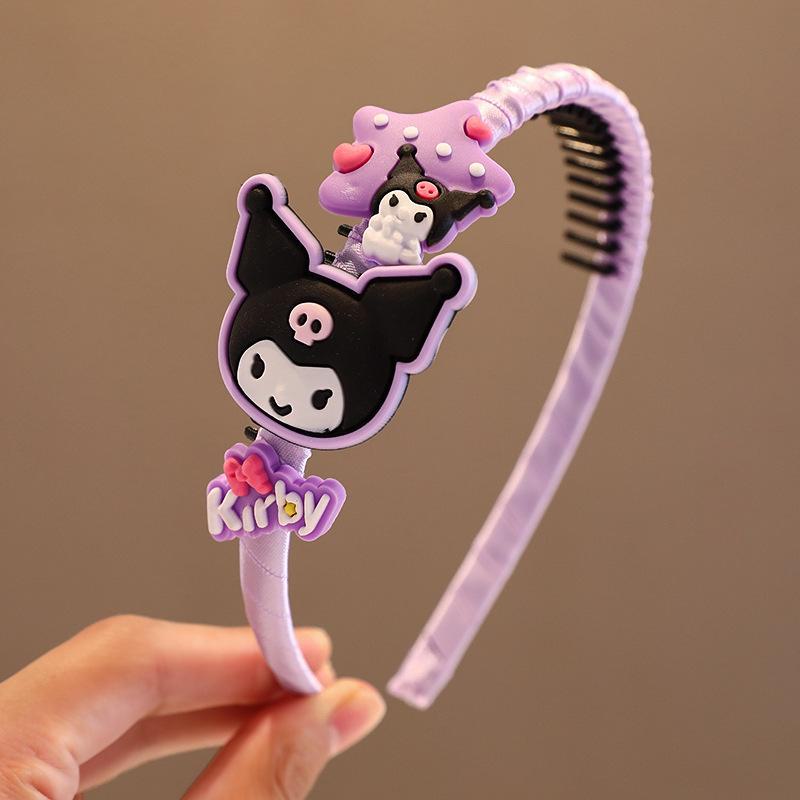 2024 Korean Green Headband & Hairpin for Girls - Trendy Douyin Style High-Value Headdress for Kids