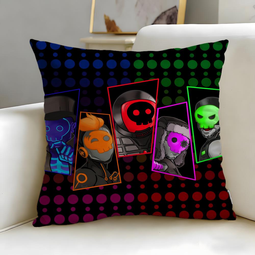 Popular TThe Living Tombstoneing Cushion Cover Stylish Washable Pillow Cover Ideal for Couch Bedroom Car Decoration