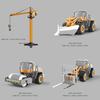 Alloy Excavator Construction Toy For Kids With Inertia Drive And Articulated Joints