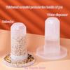 Chicken Poultry Transparent Feed Bucket Outdoor Practical Bird Feeder Drinker Plastic Seed and Water Dispenser
