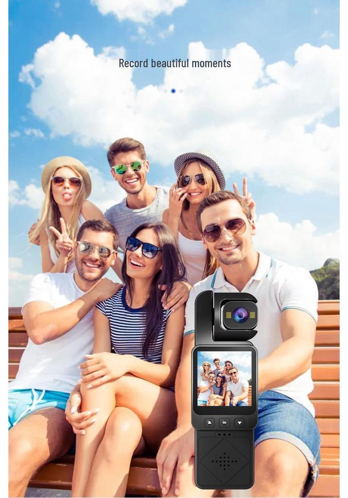 WiFi-Enabled Portable Outdoor Sports & Cycling Camera