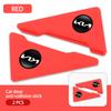 ABF3   2pcs Car Door Sticker Bumper Protection Cover Triangle Decals For KIA Stinger Optima Cerato Soul Venga Forte Spectra Sedona