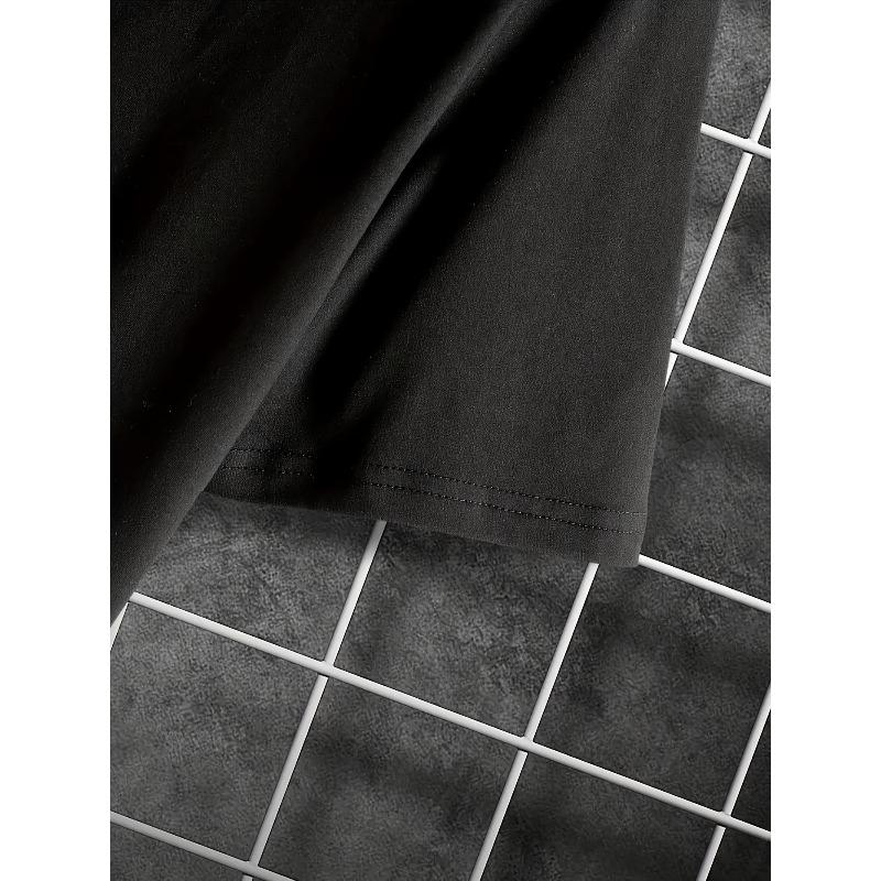 European sizes Mens T-shirt Majestic Lion with UFO In The Sunset Background | Fantasy Wild Design | Magnificent Animal Declaration Top